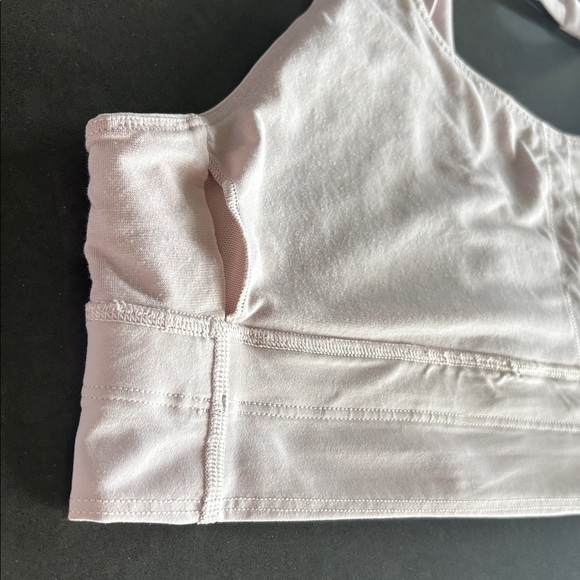 Pink Lululemon Energy Longline Bra with criss-cross back straps & removable pads - Picture 9 of 9